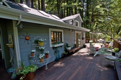Spacious decks.