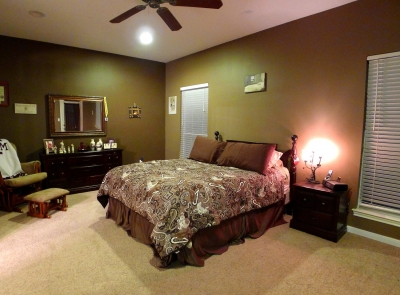 The Master Bedroom is spacious and FABULOUS